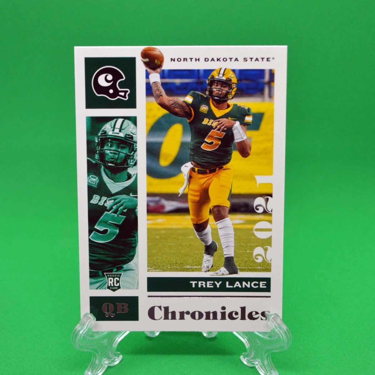 Raw Individual Card: 2021 Chronicles Draft Picks Chronicles Draft Picks - Trey Lance (#3) - Hails Mary Cards