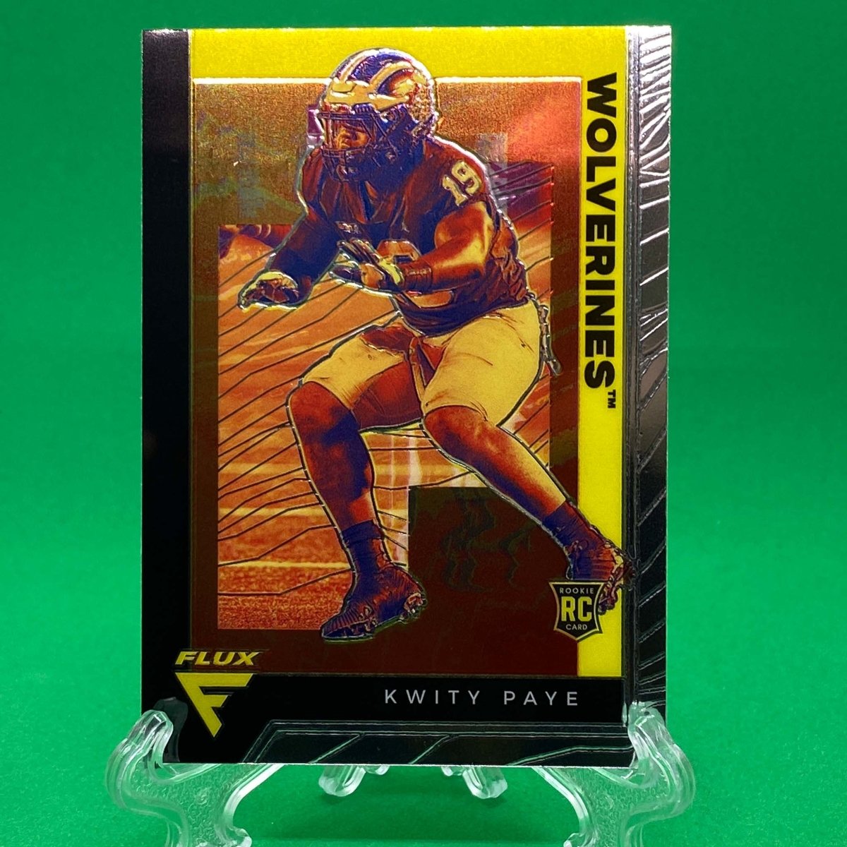 Raw Individual Card: 2021 Chronicles Draft Picks Flux, Orange - Kwitty Paye (#230) - Hails Mary Cards