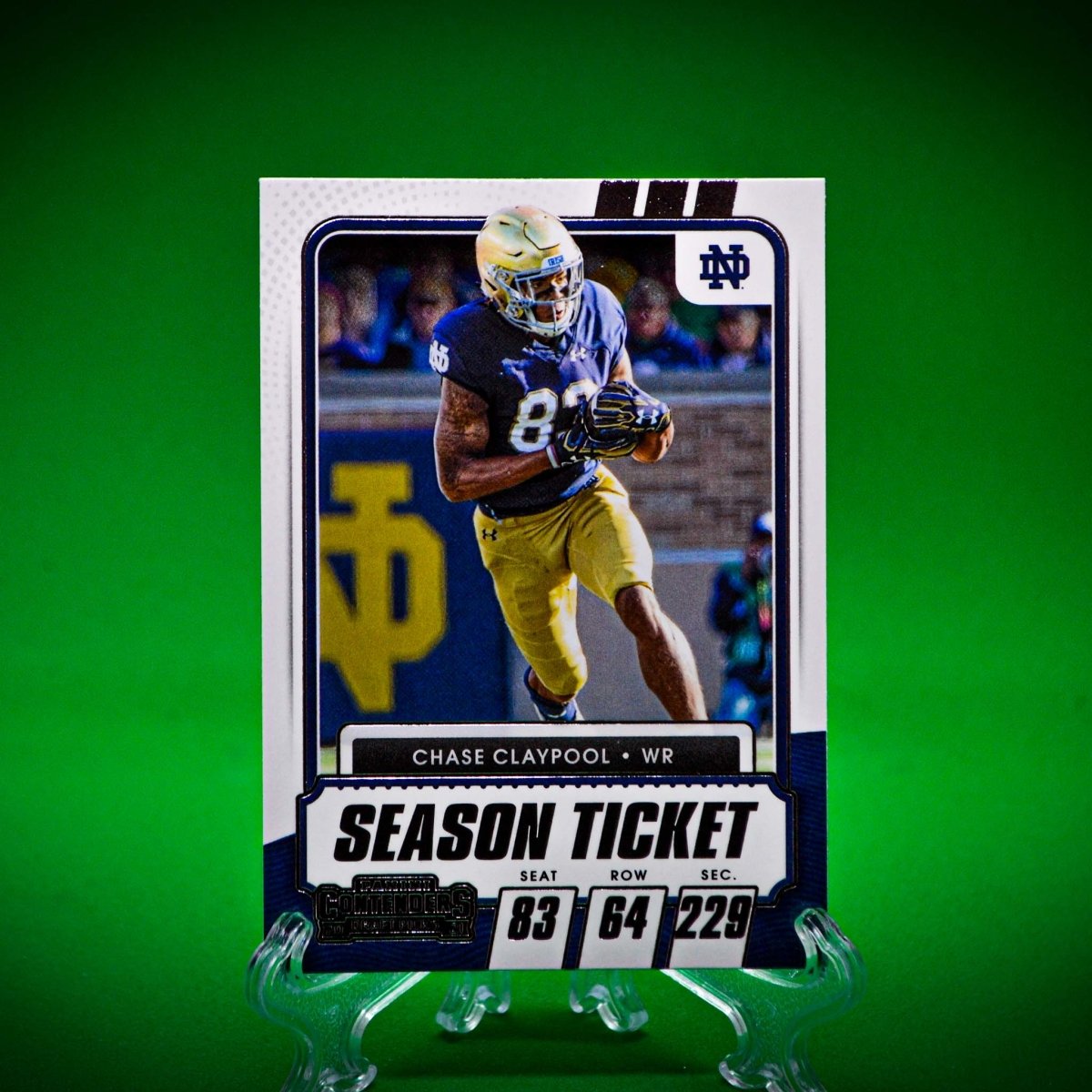 Raw Individual Card: 2021 Contenders Draft Picks Base Set - Chase Claypool (#46) - Hails Mary Cards