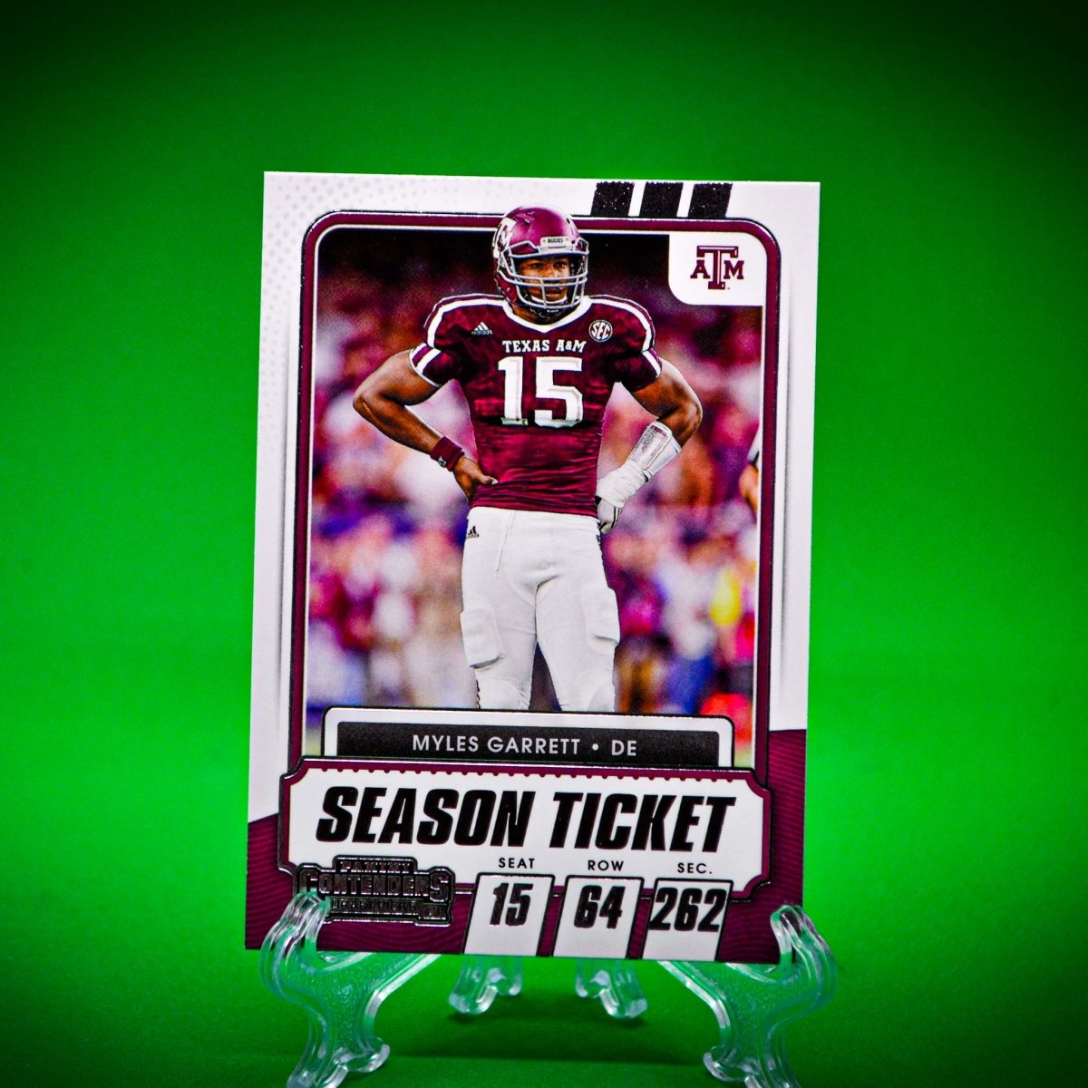 Raw Individual Card: 2021 Contenders Draft Picks Base Set - Myles Garrett (#88) - Hails Mary Cards