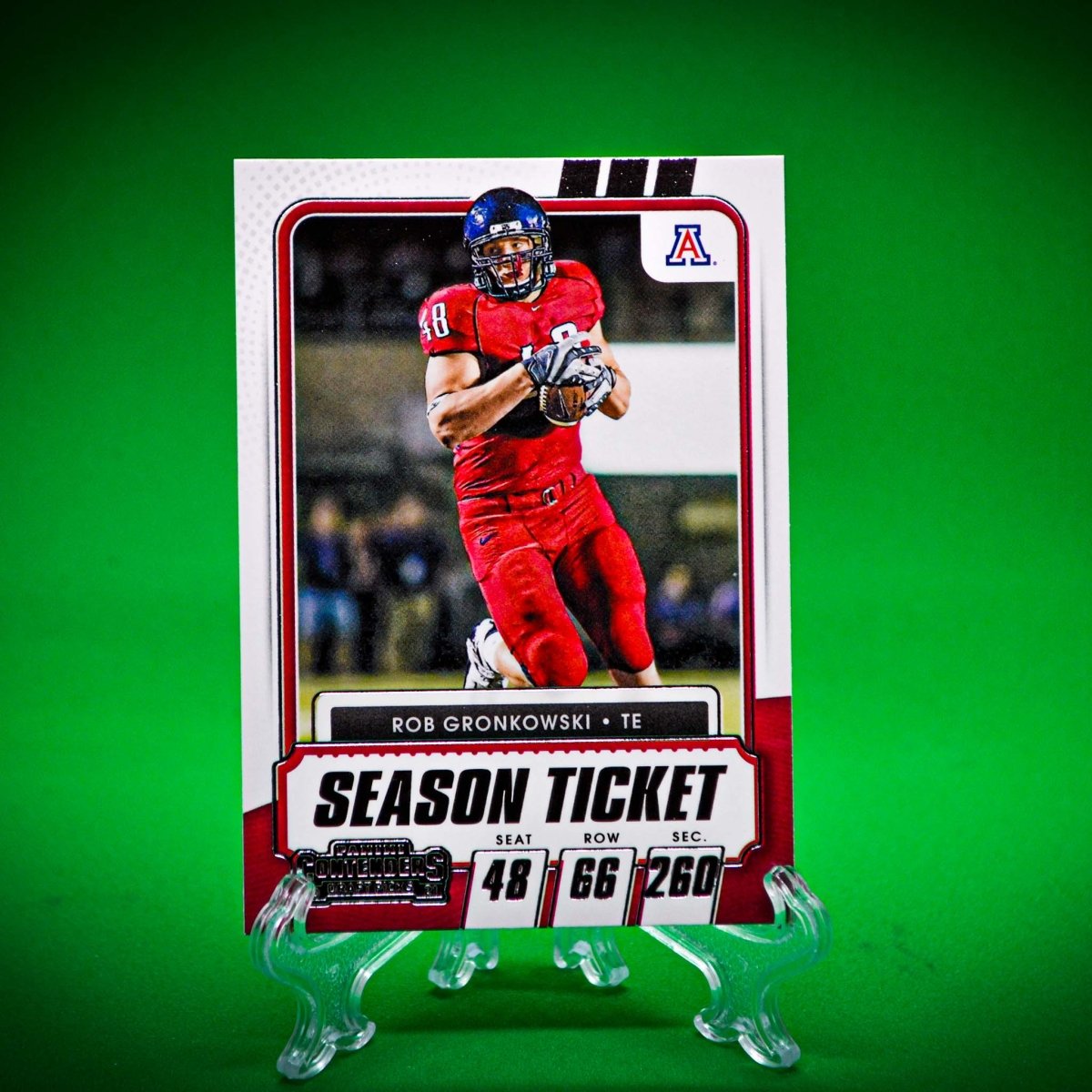 Raw Individual Card: 2021 Contenders Draft Picks Base Set - Rob Gronkowski (#100) - Hails Mary Cards