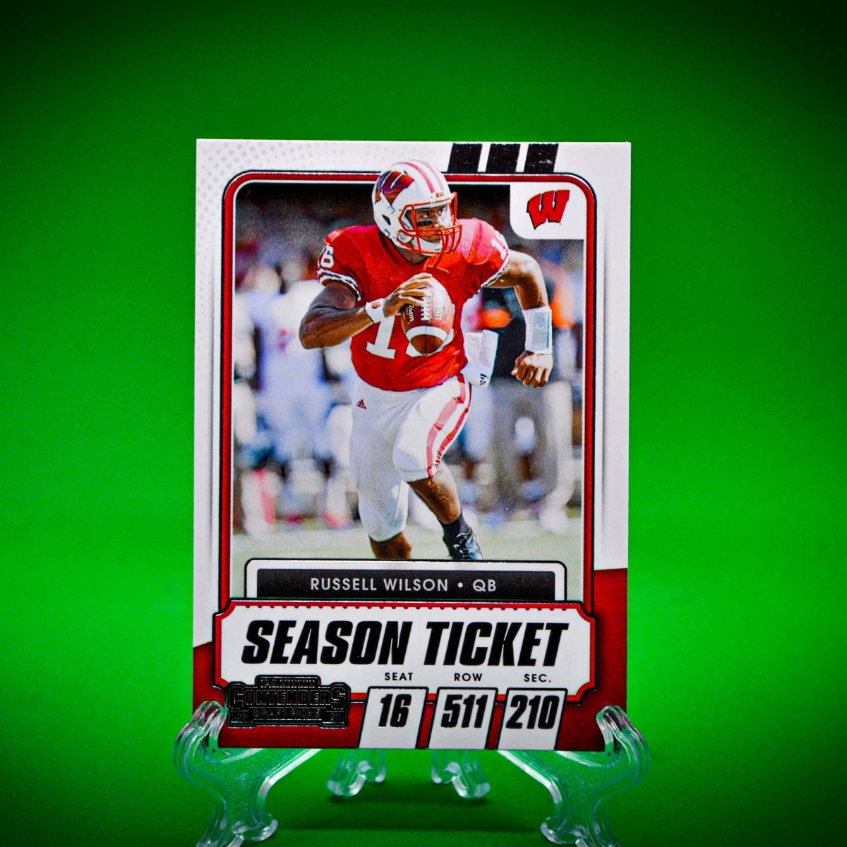 Raw Individual Card: 2021 Contenders Draft Picks Base Set - Russell Wilson (#3) - Hails Mary Cards
