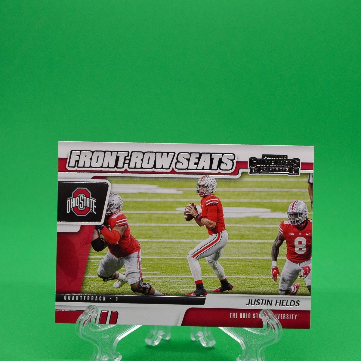 Raw Individual Card: 2021 Contenders Draft Picks Front-Row Seats - Justin Fields (#2) - Hails Mary Cards