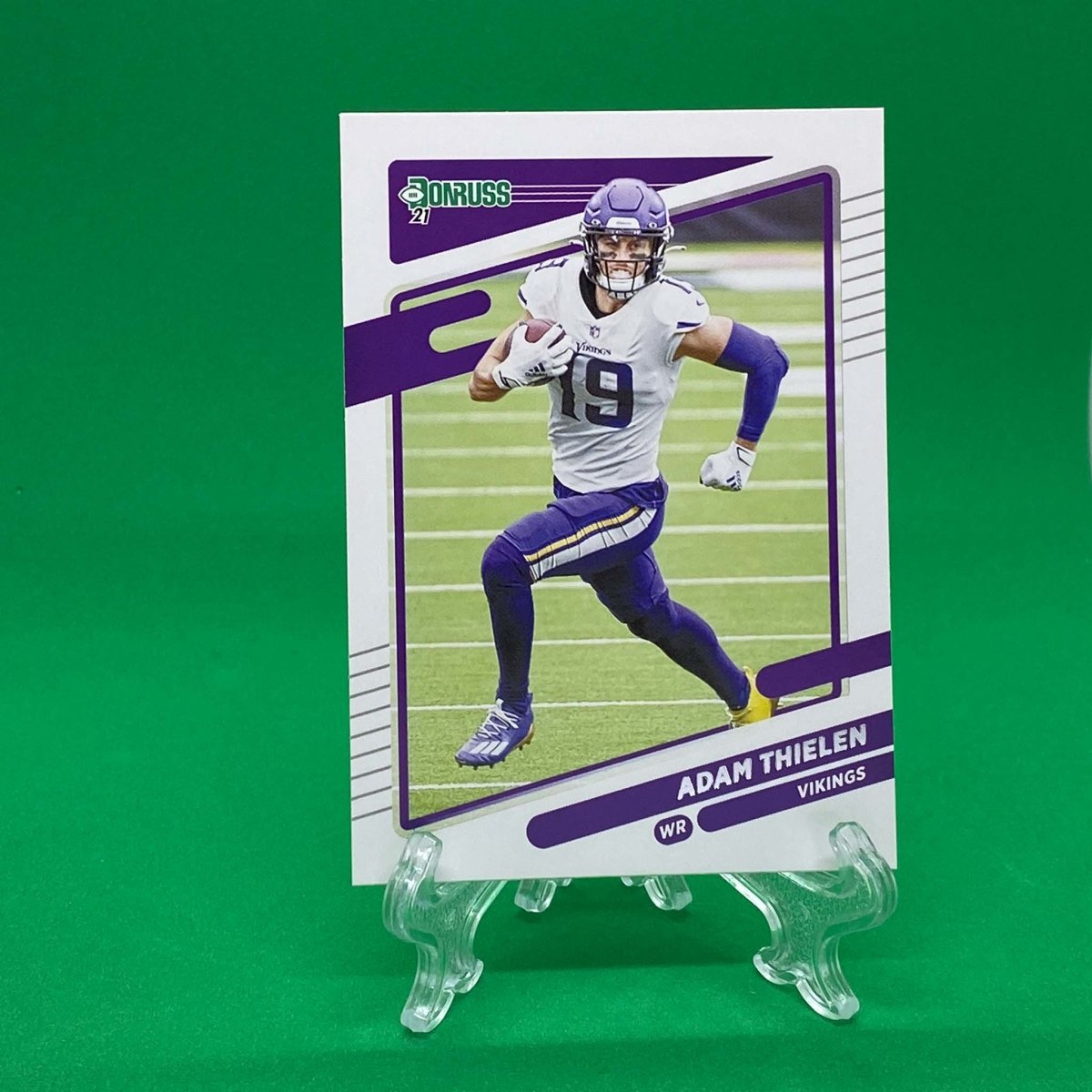 Raw Individual Card: 2021 Donruss Football Base Set - Adam Thielen (#126) - Hails Mary Cards