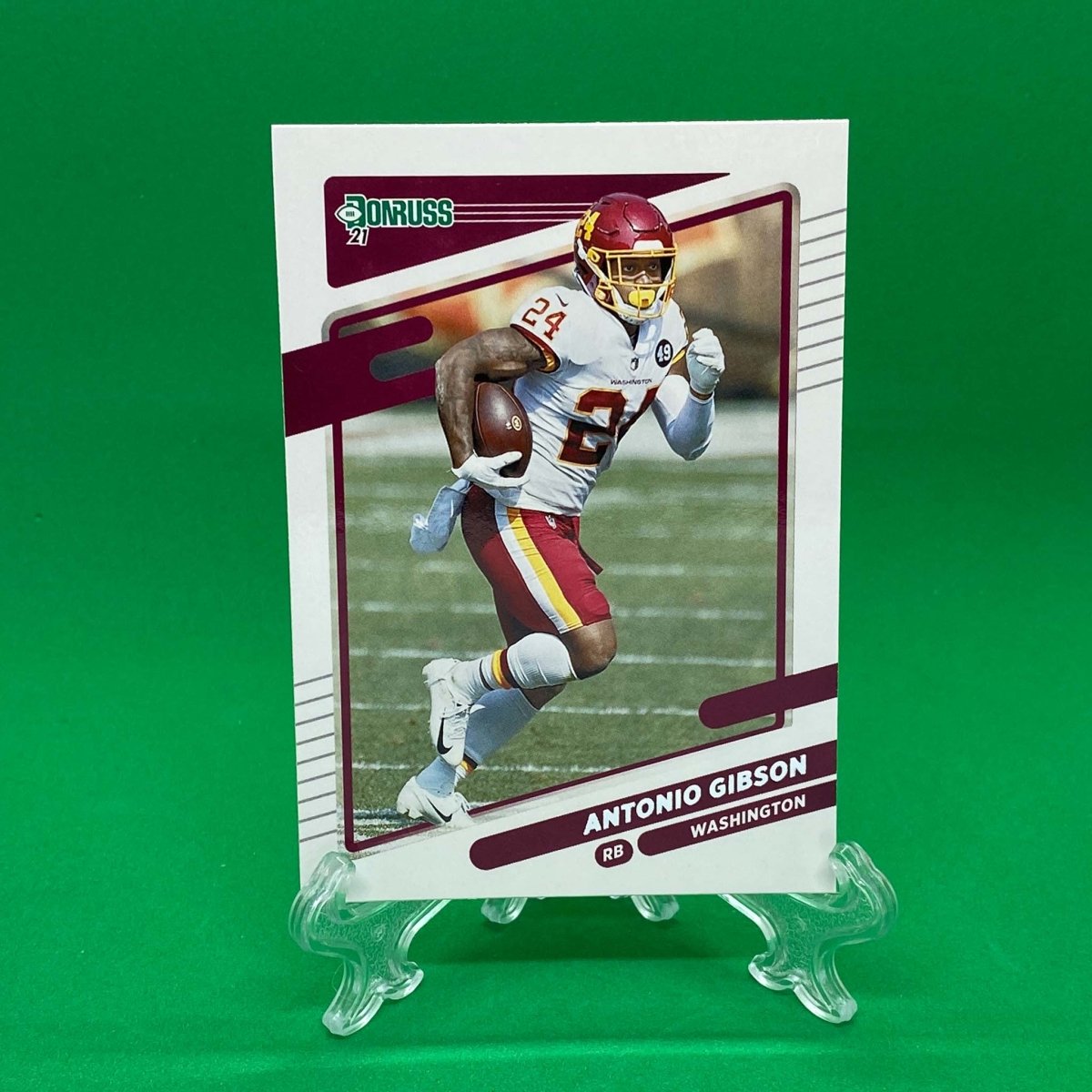 Raw Individual Card: 2021 Donruss Football Base Set - Antonio Gibson (#7) - Hails Mary Cards
