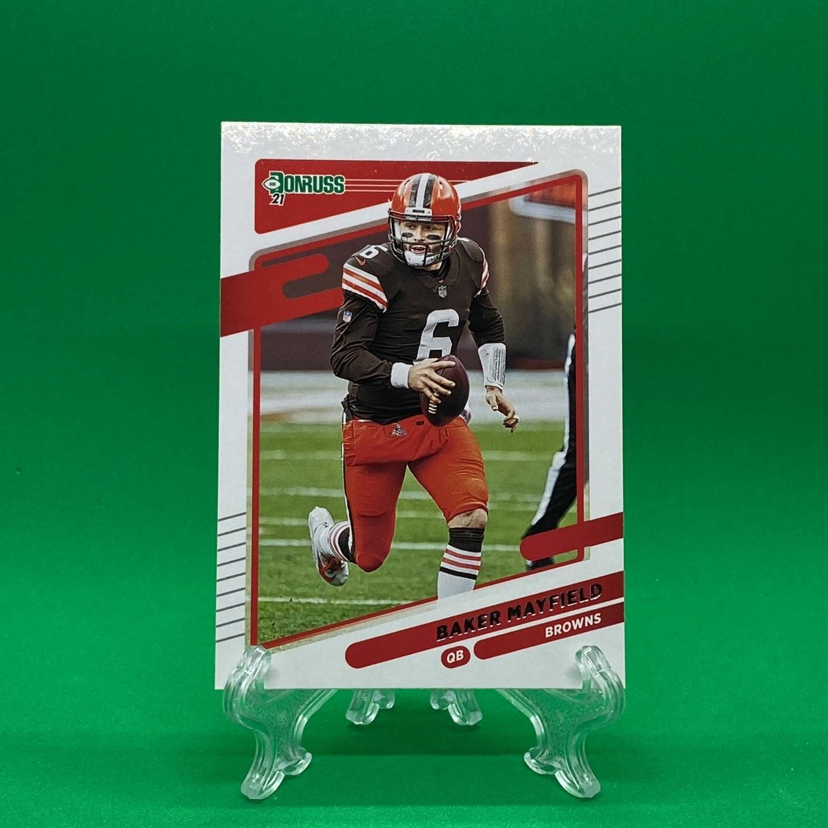 Raw Individual Card: 2021 Donruss Football Base Set - Baker Mayfield (#195) - Hails Mary Cards