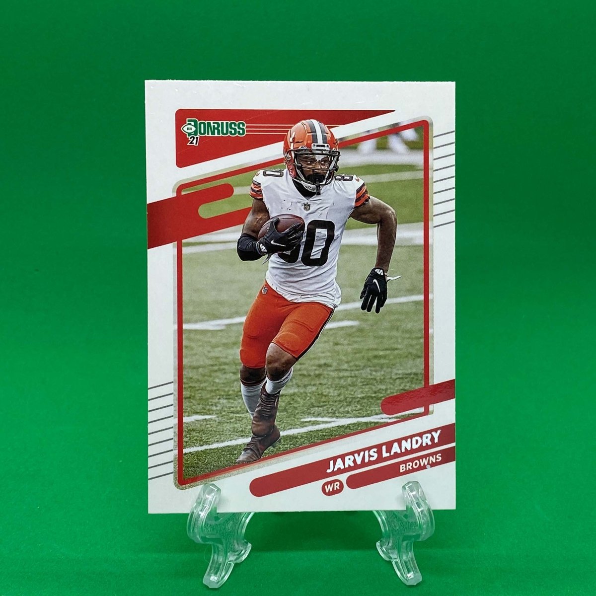 Raw Individual Card: 2021 Donruss Football Base Set - Jarvis Landry (#201) - Hails Mary Cards