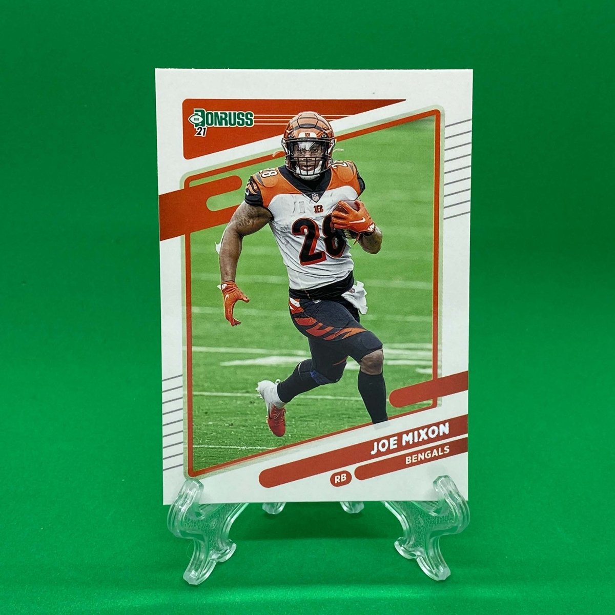 Raw Individual Card: 2021 Donruss Football Base Set - Joe Mixon (#212) - Hails Mary Cards