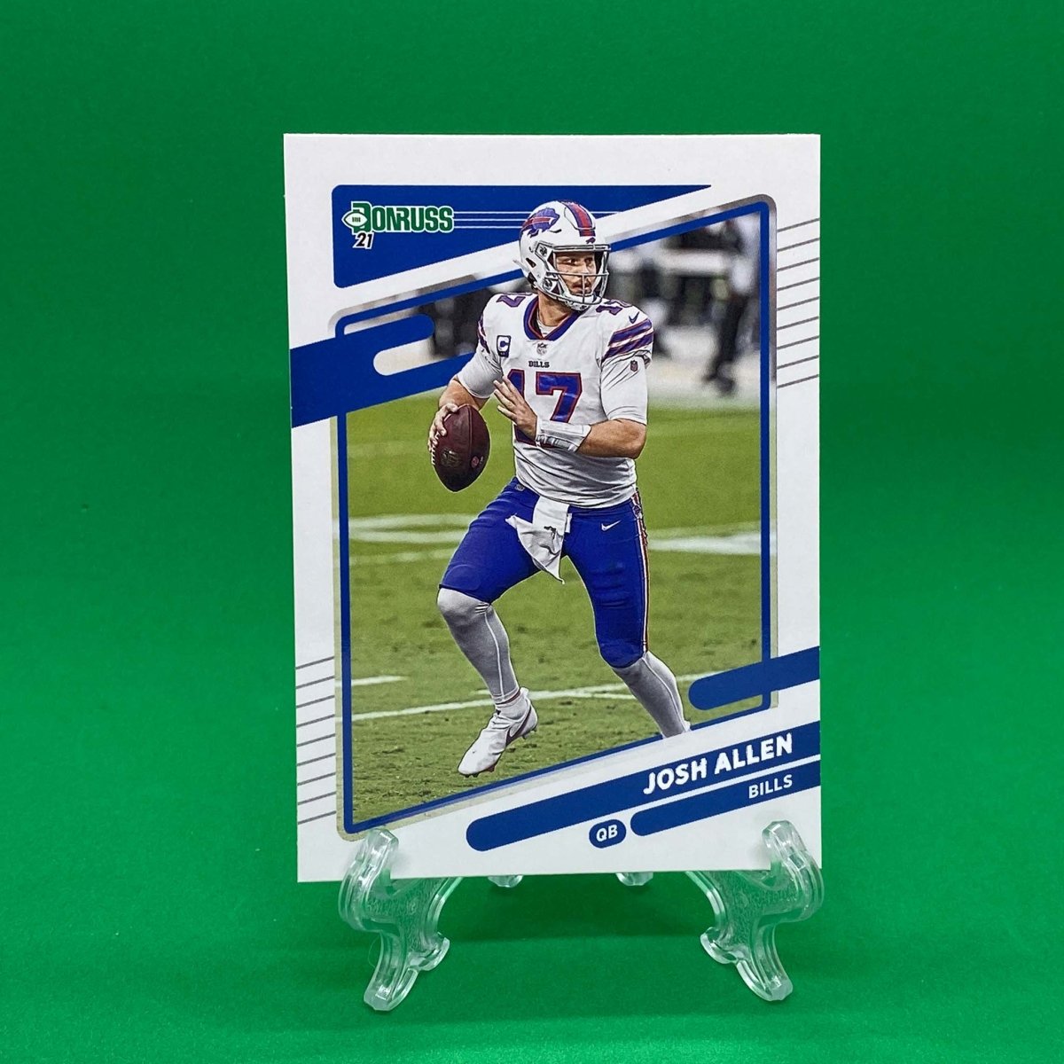 Raw Individual Card: 2021 Donruss Football Base Set - Josh Allen (#225) - Hails Mary Cards