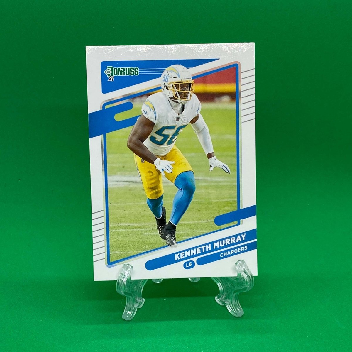 Raw Individual Card: 2021 Donruss Football Base Set - Kenneth Murray (#77) - Hails Mary Cards
