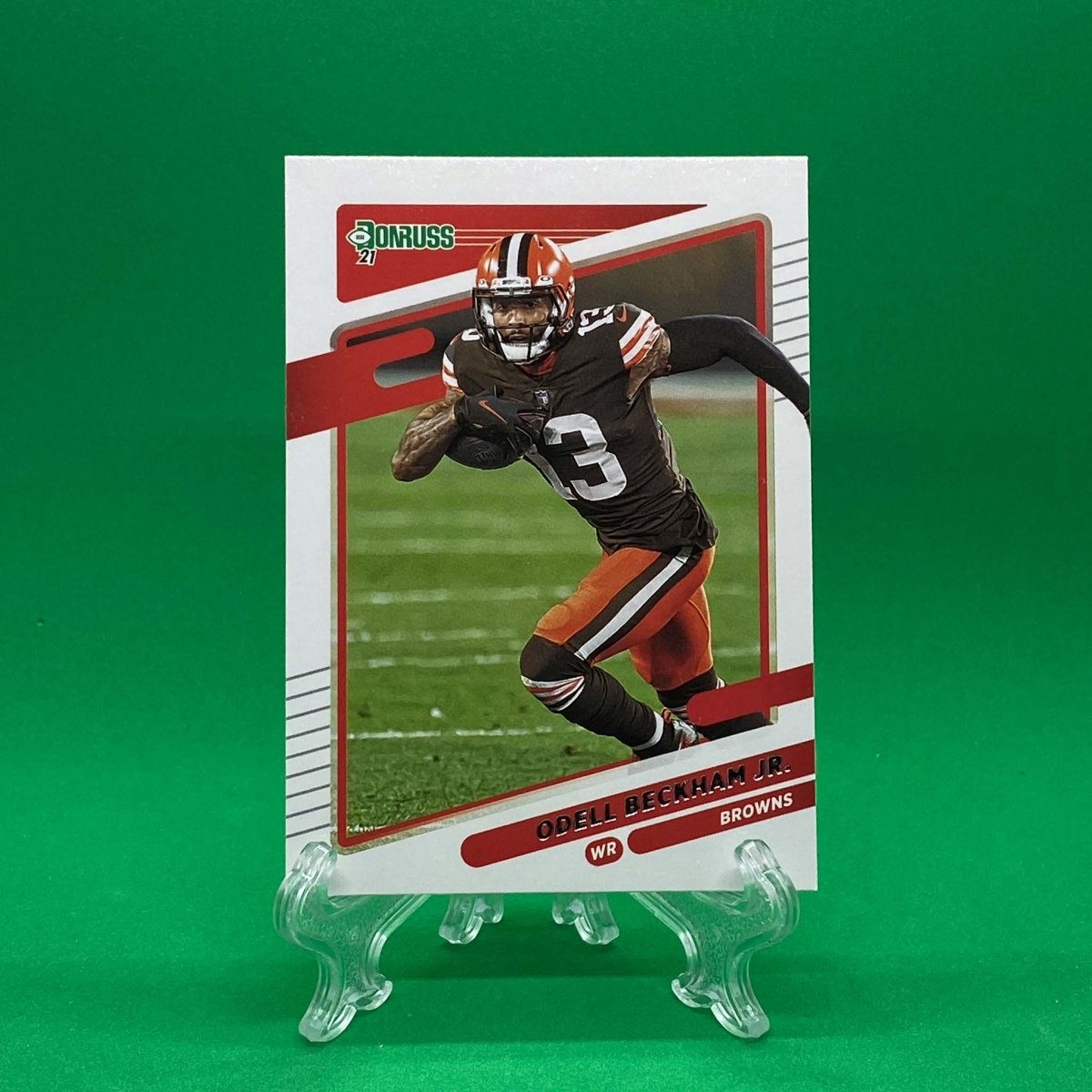 Raw Individual Card: 2021 Donruss Football Base Set - Odell Beckham Jr. (#198) - Hails Mary Cards