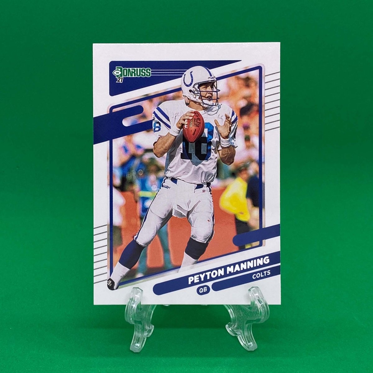 Raw Individual Card: 2021 Donruss Football Base Set - Peyton Manning (#148) - Hails Mary Cards