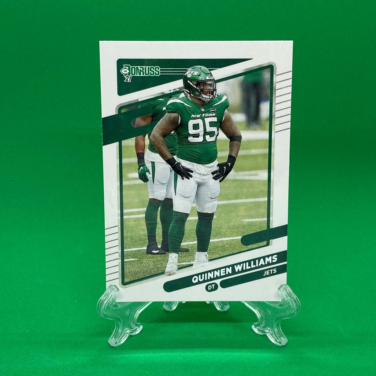 Raw Individual Card: 2021 Donruss Football Base Set - Quinnen Williams (#41) - Hails Mary Cards