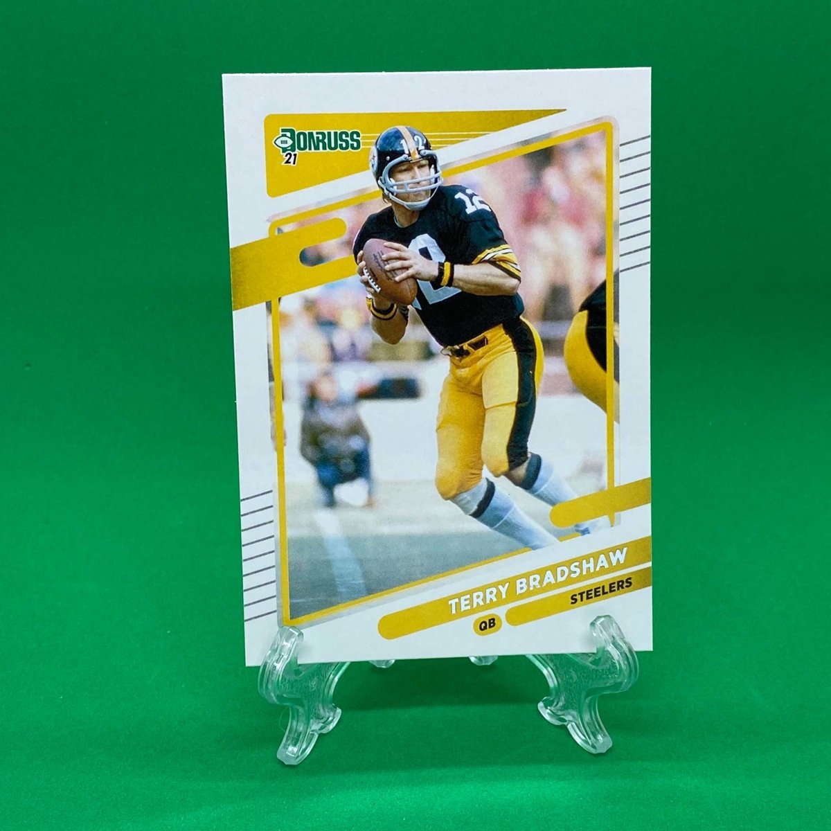 Raw Individual Card: 2021 Donruss Football Base Set - Terry Bradshaw (#23) - Hails Mary Cards