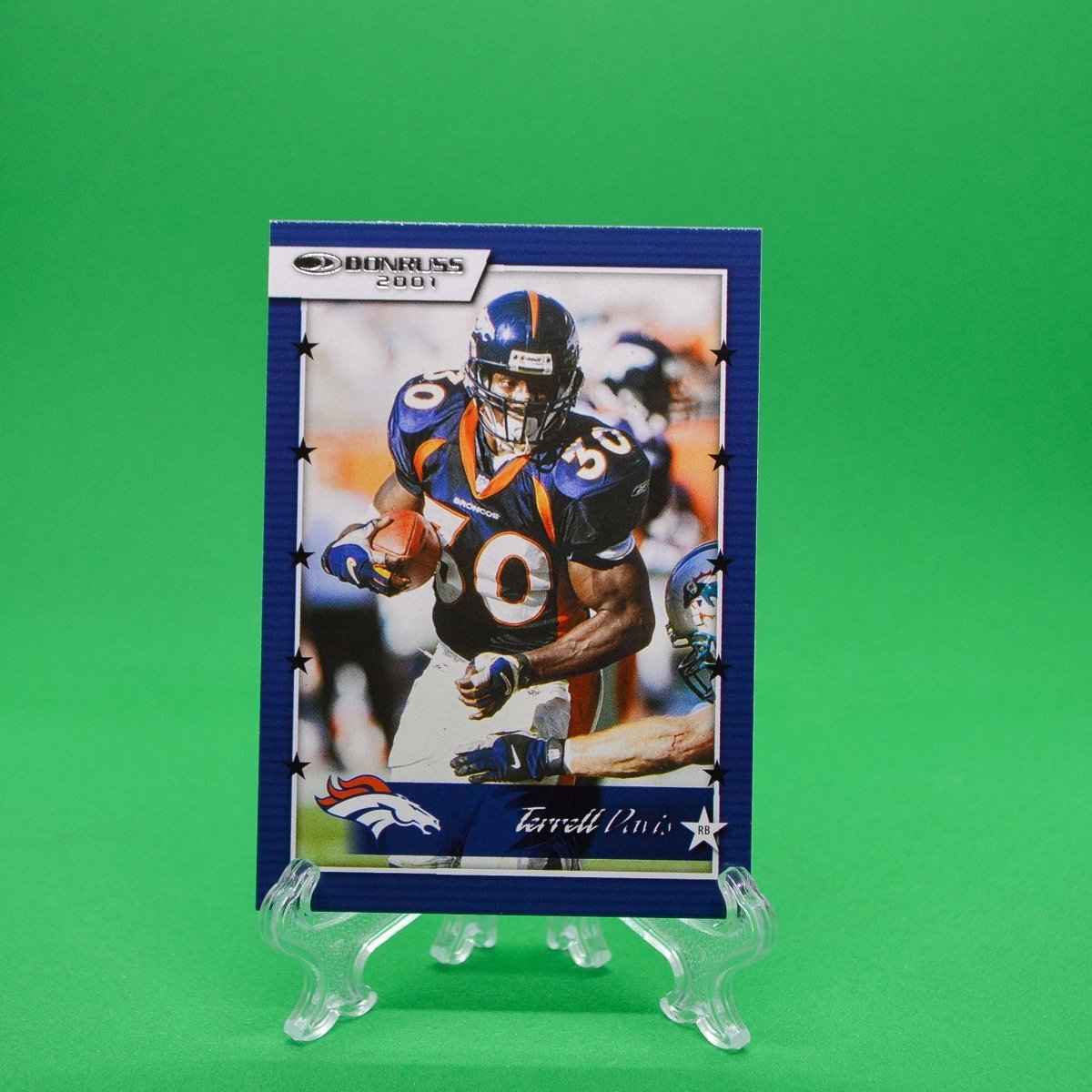 Raw Individual Card: 2021 Donruss Football Donruss 01 - Terrell Davis (#01-24) - Hails Mary Cards