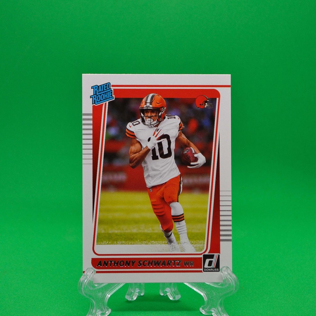 Raw Individual Card: 2021 Donruss Football Rated Rookie - Anthony Schwartz (#282) - Hails Mary Cards