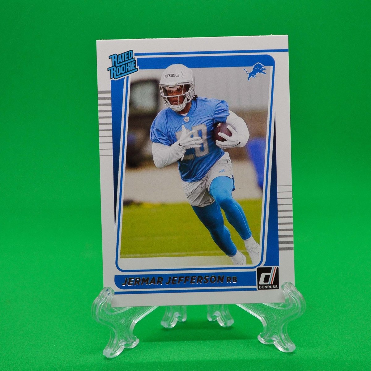 Raw Individual Card: 2021 Donruss Football Rated Rookie - Jermar Jefferson (#297) - Hails Mary Cards