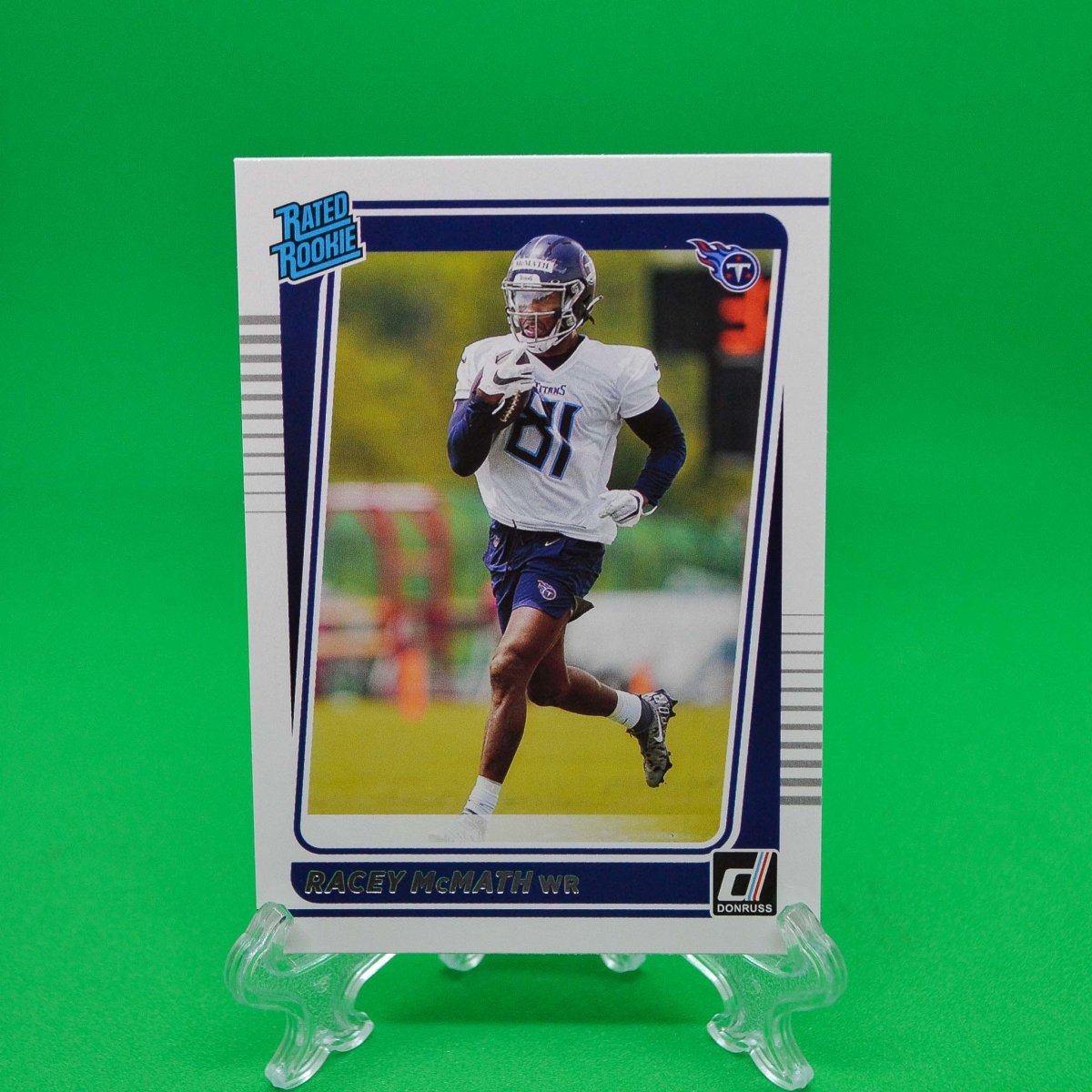 Raw Individual Card: 2021 Donruss Football Rated Rookie - Racey McMath (#316) - Hails Mary Cards