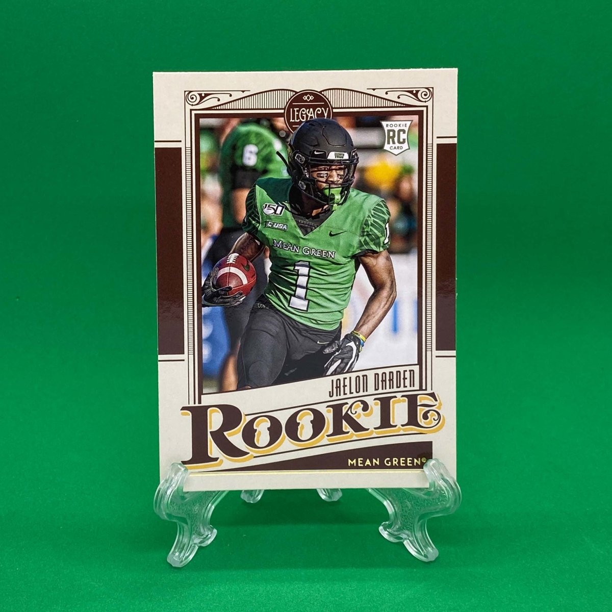 Raw Individual Card: 2021 Legacy Football Base Rookies - Jaelon Darden (#198) - Hails Mary Cards