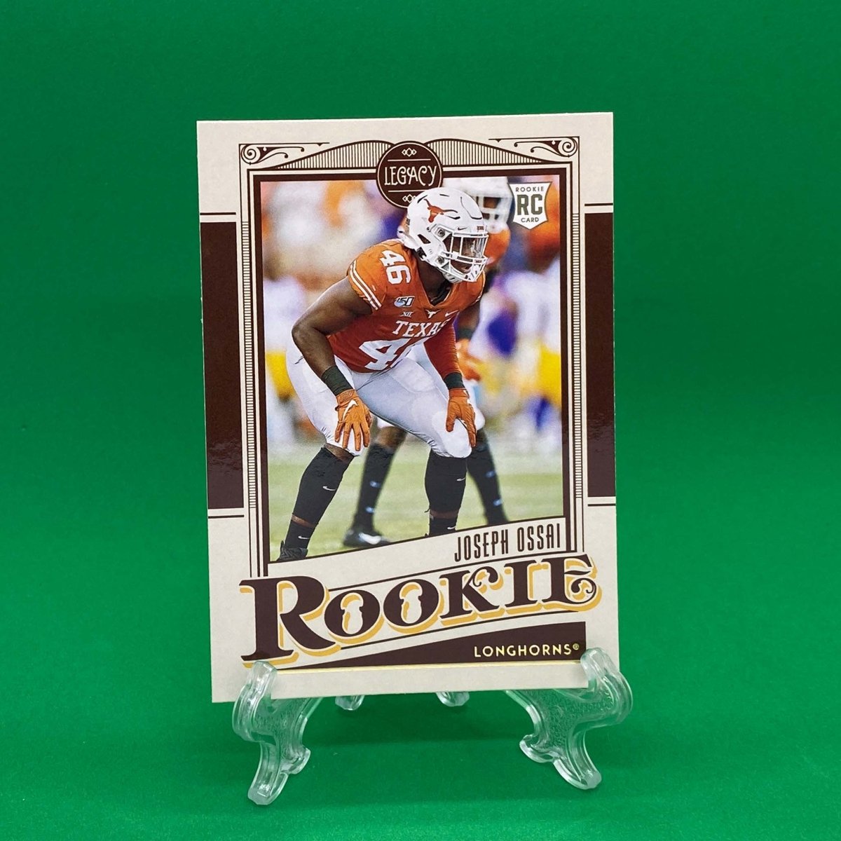 Raw Individual Card: 2021 Legacy Football Base Rookies - Joseph Ossai (#197) - Hails Mary Cards