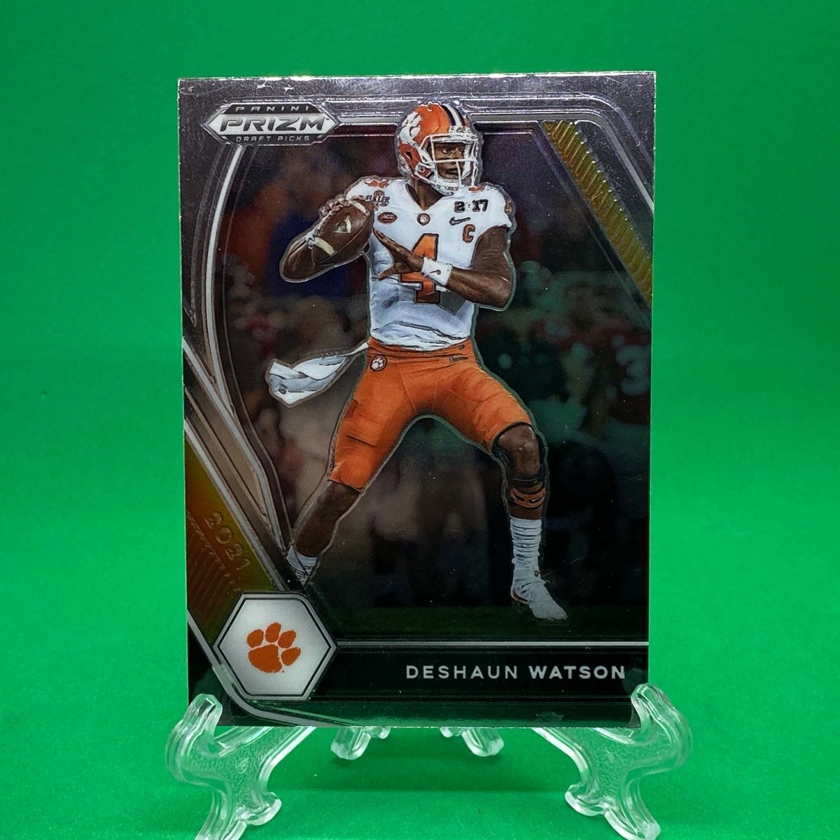Raw Individual Card: 2021 Prizm Draft Picks Base Set - Deshaun Watson (#2) - Hails Mary Cards