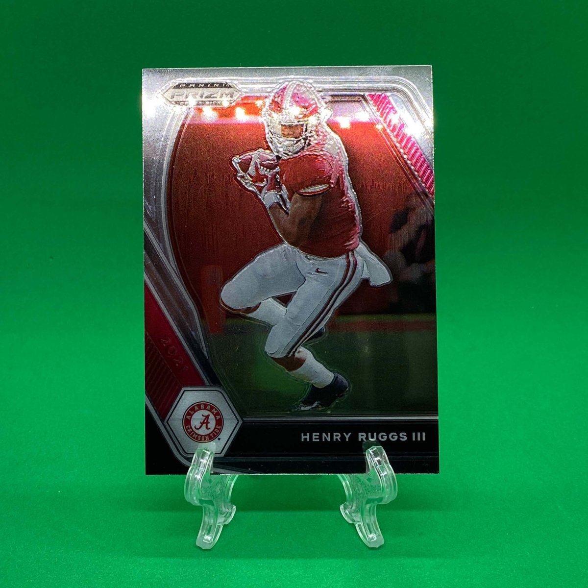 Raw Individual Card: 2021 Prizm Draft Picks Base Set - Henry Ruggs III (#71) - Hails Mary Cards