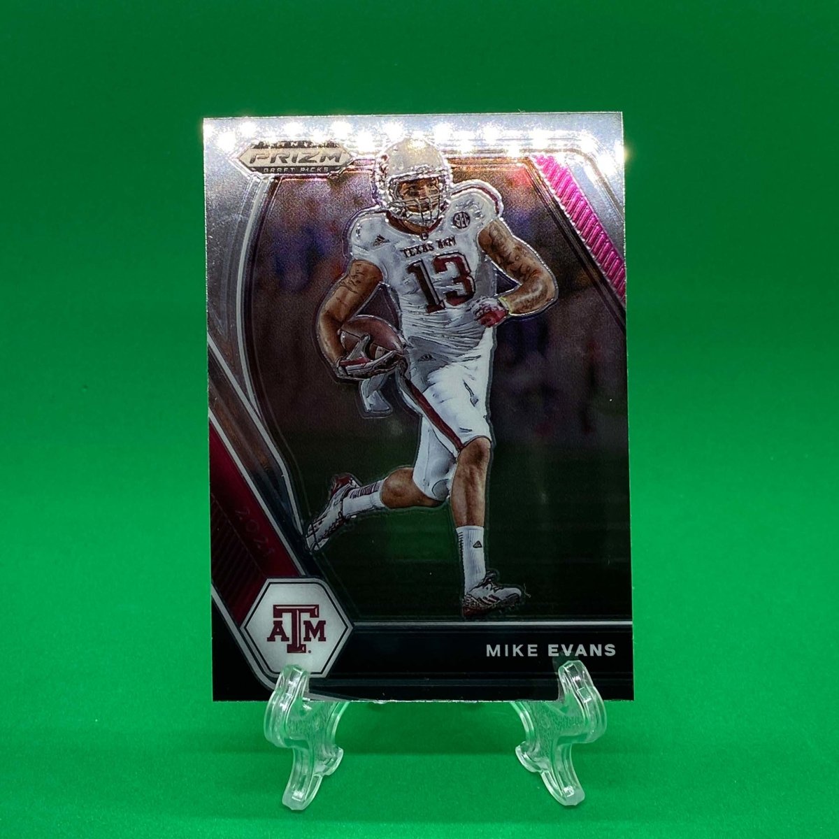Raw Individual Card: 2021 Prizm Draft Picks Base Set - Mike Evans (#64) - Hails Mary Cards