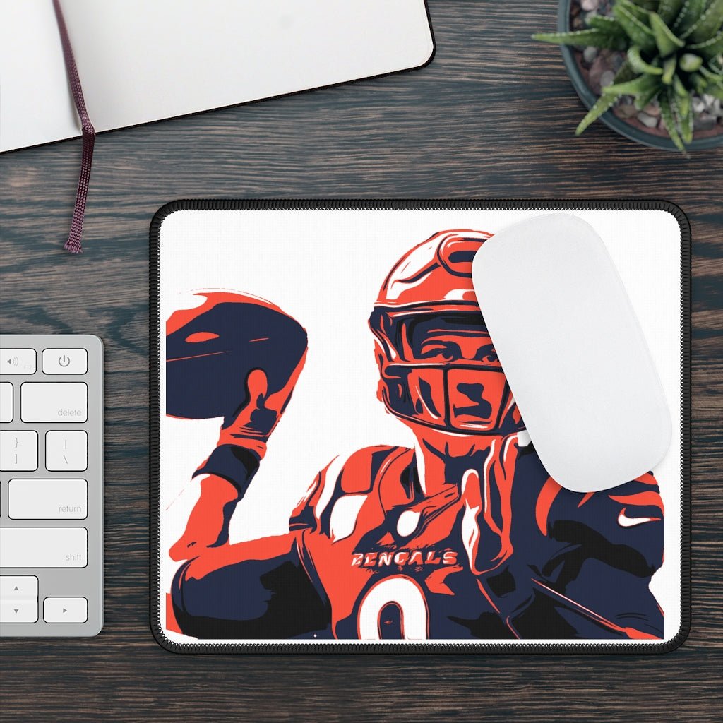 Joe Burrows Gaming Mouse Pad - Hails Mary Cards