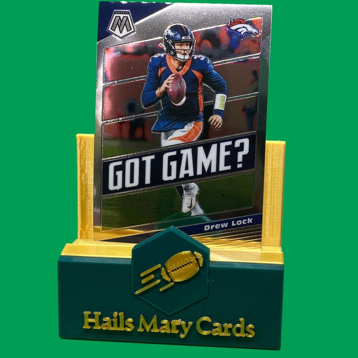 Raw Individual Card: 2020 Mosaic Football Got Game? - Drew Lock (#GG20) - Hails Mary Cards