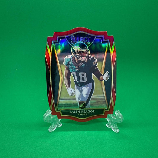 Raw Individual Card: 2020 Select Priemium Level(Die Cut), Red - Jalen Reagor (#168) - Hails Mary Cards