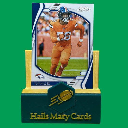 Raw Individual Card: 2021 Absolute Football Base Set(Veterans) - Von Miller (#54) - Hails Mary Cards