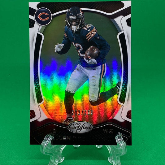 Raw Individual Card: 2021 Certified Football Base Set(Veterans), Mirror (#/299) - Allen Robinson II (#64) - Hails Mary Cards