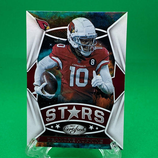 Raw Individual Card: 2021 Certified Football Certified Stars - DeAndre Hopkins (#CS-14) - Hails Mary Cards