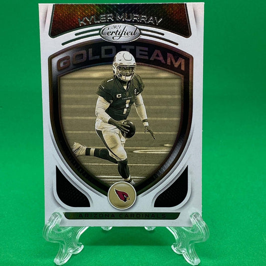 Raw Individual Card: 2021 Certified Football Gold Team - Kyler Murray (#GT-4) - Hails Mary Cards