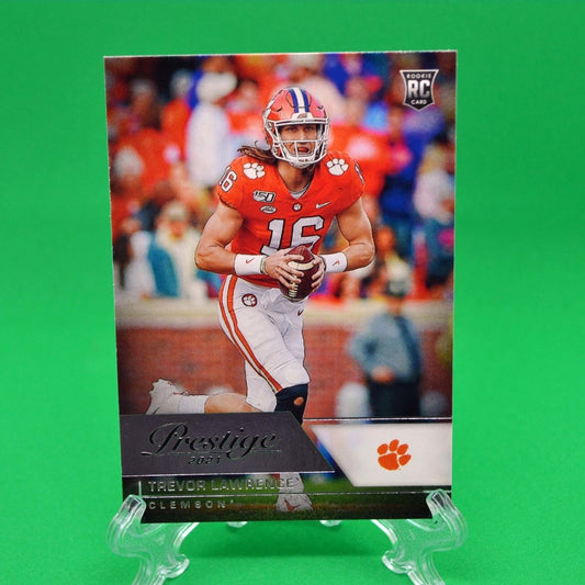 Raw Individual Card: 2021 Chronicles Draft Picks Prestiige - Trevor Lawrence (#79) - Hails Mary Cards