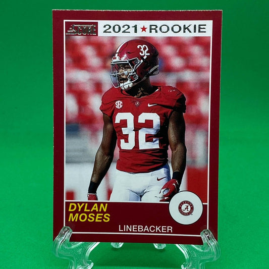 Raw Individual Card: 2021 Chronicles Draft Picks Score Retro - Dylan Moses (#51) - Hails Mary Cards
