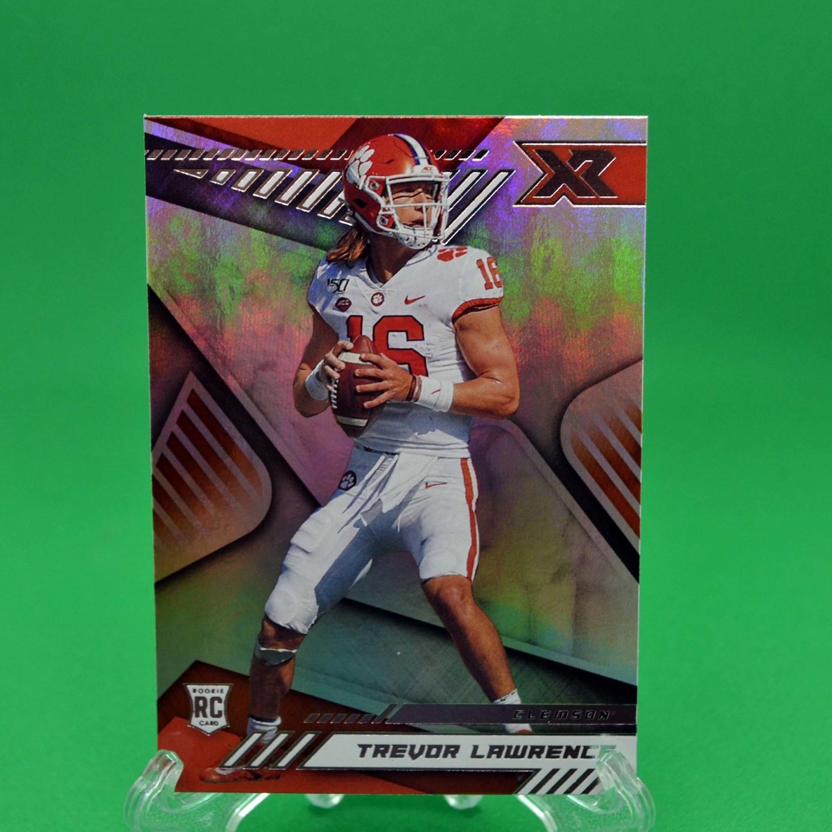 Raw Individual Card: 2021 Chronicles Draft Picks XR - Trevor Lawrence (#179) - Hails Mary Cards