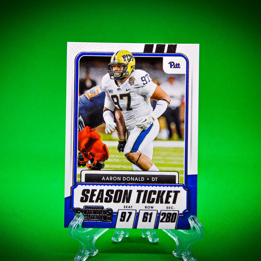 Raw Individual Card: 2021 Contenders Draft Picks Base Set - Aaron Donald (#80) - Hails Mary Cards