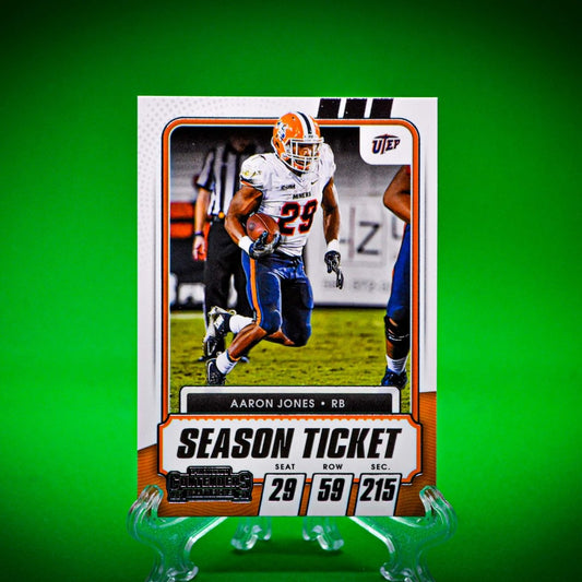 Raw Individual Card: 2021 Contenders Draft Picks Base Set - Aaron Jones (#53) - Hails Mary Cards