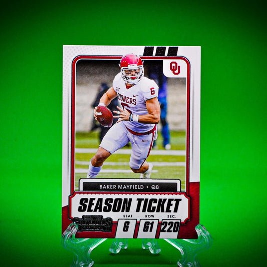 Raw Individual Card: 2021 Contenders Draft Picks Base Set - Baker Mayfield (#19) - Hails Mary Cards