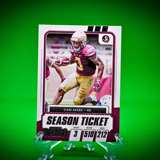 Raw Individual Card: 2021 Contenders Draft Picks Base Set - Cam Akers (#57) - Hails Mary Cards