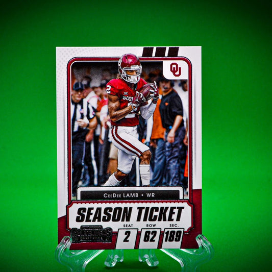 Raw Individual Card: 2021 Contenders Draft Picks Base Set - CeeDee Lamb (#44) - Hails Mary Cards