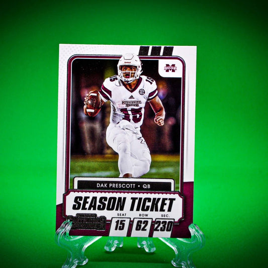 Raw Individual Card: 2021 Contenders Draft Picks Base Set - Dak Prescott (#24) - Hails Mary Cards