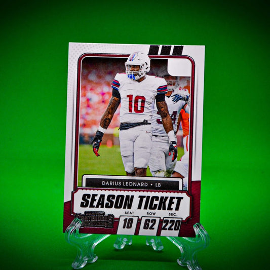 Raw Individual Card: 2021 Contenders Draft Picks Base Set - Darius Leonard (#87) - Hails Mary Cards