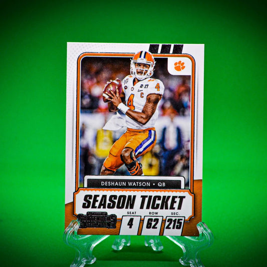 Raw Individual Card: 2021 Contenders Draft Picks Base Set - Deshaun Watson (#2) - Hails Mary Cards
