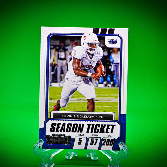 Raw Individual Card: 2021 Contenders Draft Picks Base Set - Devin Singletary (#68) - Hails Mary Cards
