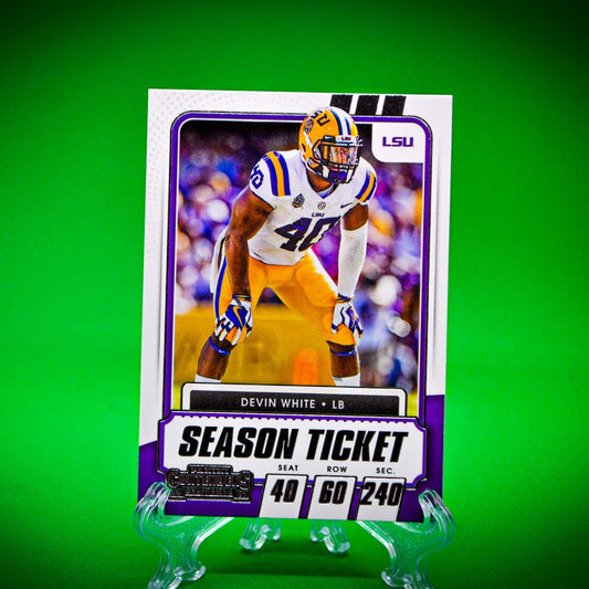 Raw Individual Card: 2021 Contenders Draft Picks Base Set - Devin White (#83) - Hails Mary Cards