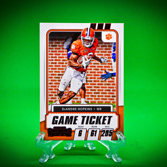 Raw Individual Card: 2021 Contenders Draft Picks Base Set, Game Ticket Red - DeAndre Hopkins (#33) - Hails Mary Cards