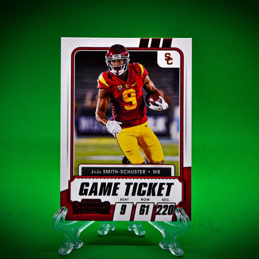 Raw Individual Card: 2021 Contenders Draft Picks Base Set, Game Ticket Red - Juju Smith-Schuster (#90) - Hails Mary Cards