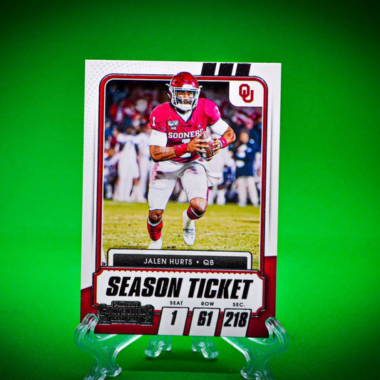 Raw Individual Card: 2021 Contenders Draft Picks Base Set - Jalen Hurts (#26) - Hails Mary Cards